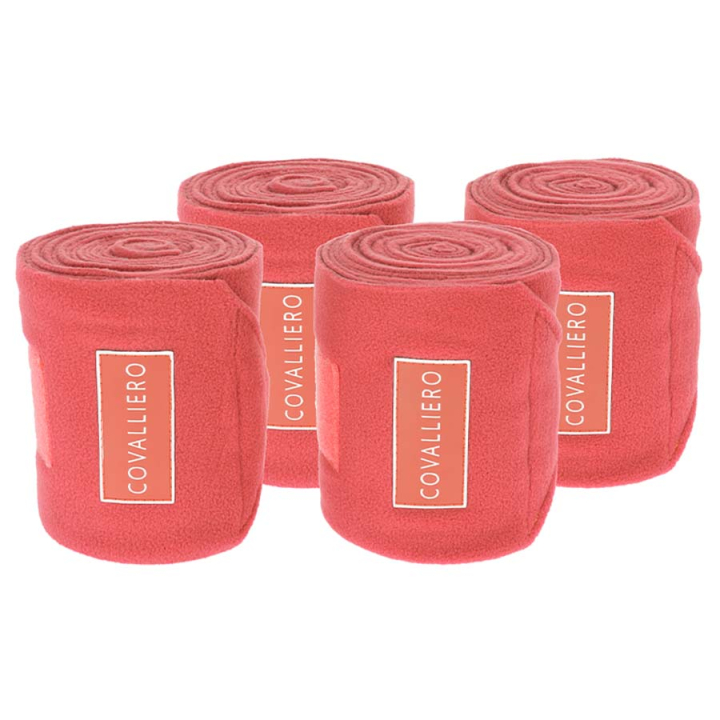 Bandages Fleece 4-pack Coral in the group Horse Tack / Leg Protection / Bandages at Equinest (3229657OR)