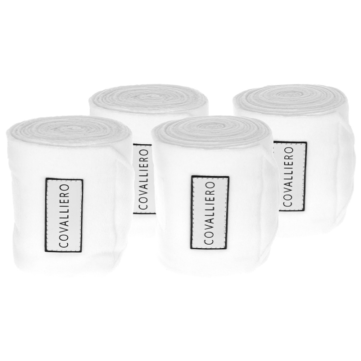 Bandages Fleece 4-pack White in the group Horse Tack / Leg Protection / Bandages at Equinest (3229659WH)