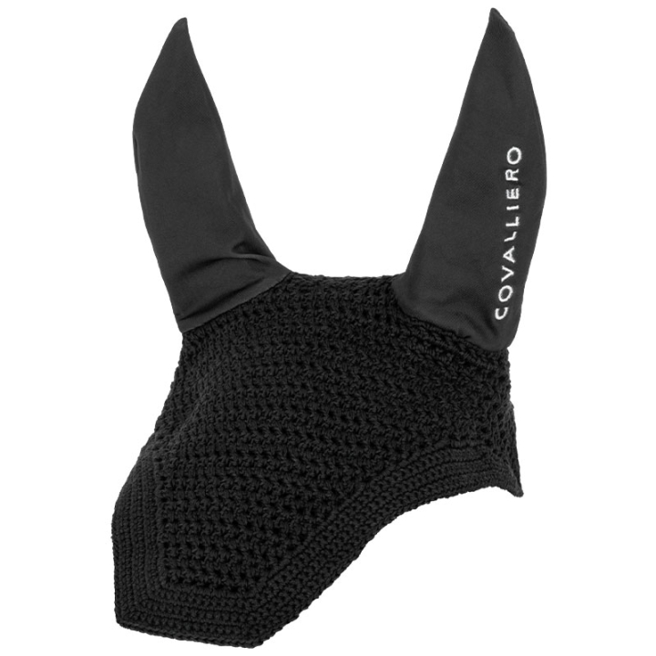 Ear Bonnet Sleek Logo Black in the group Horse Tack / Bonnets at Equinest (3229711BA_r)