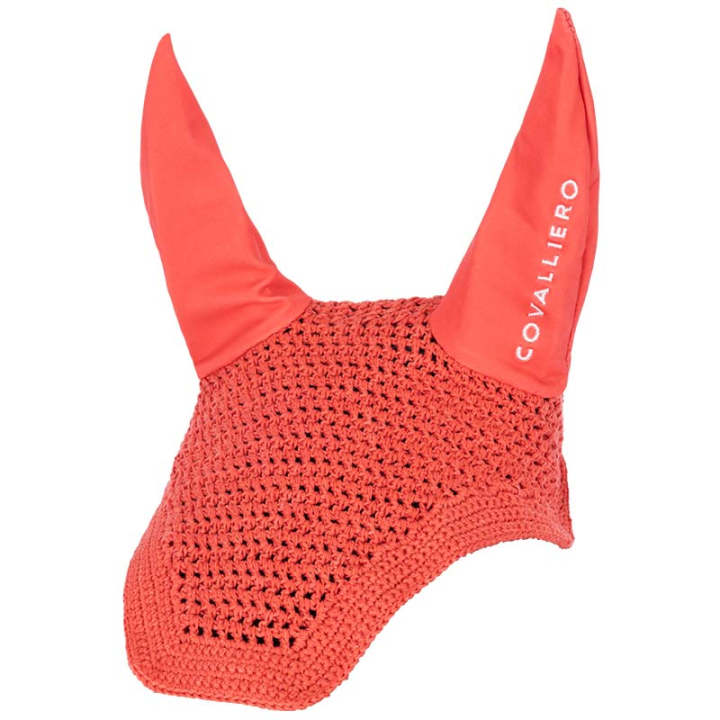 Ear Bonnet Sleek Logo Coral in the group Horse Tack / Bonnets at Equinest (3229715OR_r)
