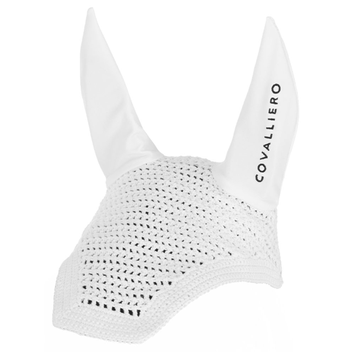 Ear Bonnet Sleek Logo White in the group Horse Tack / Bonnets at Equinest (3229719WH_r)