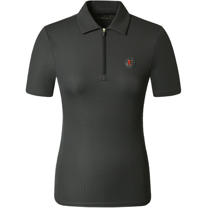 T-shirt Anniversary 1/2 Zip Grey in the group Equestrian Clothing / Riding Shirts / T-shirts at Equinest (3230030GR_r)