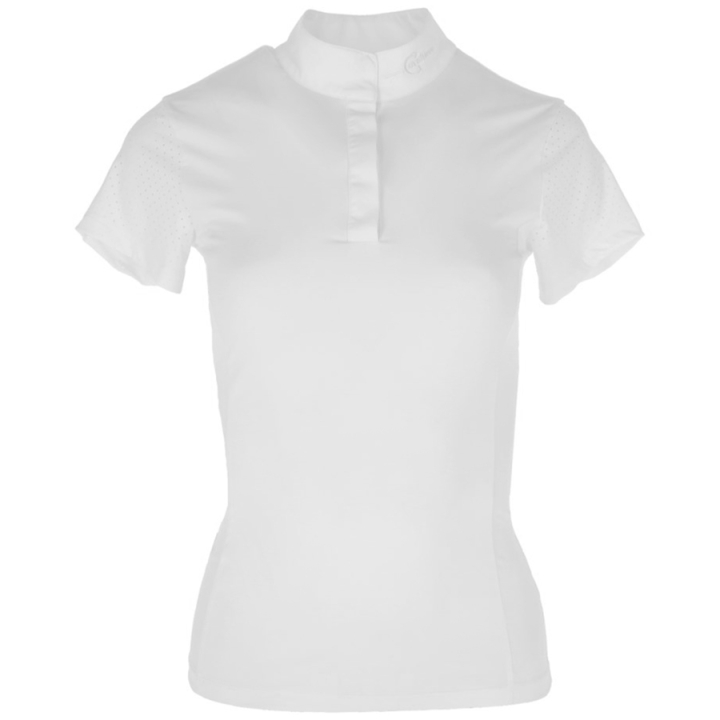 Competition Top Laser White in the group Equestrian Clothing / Riding Shirts / Show Shirts at Equinest (3230323WH_r)