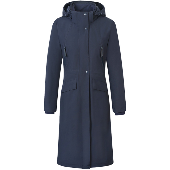Raincoat 2-Way Zip Navy Blue in the group Equestrian Clothing / Coats & Jackets / Riding Coats at Equinest (3231360NA_r)
