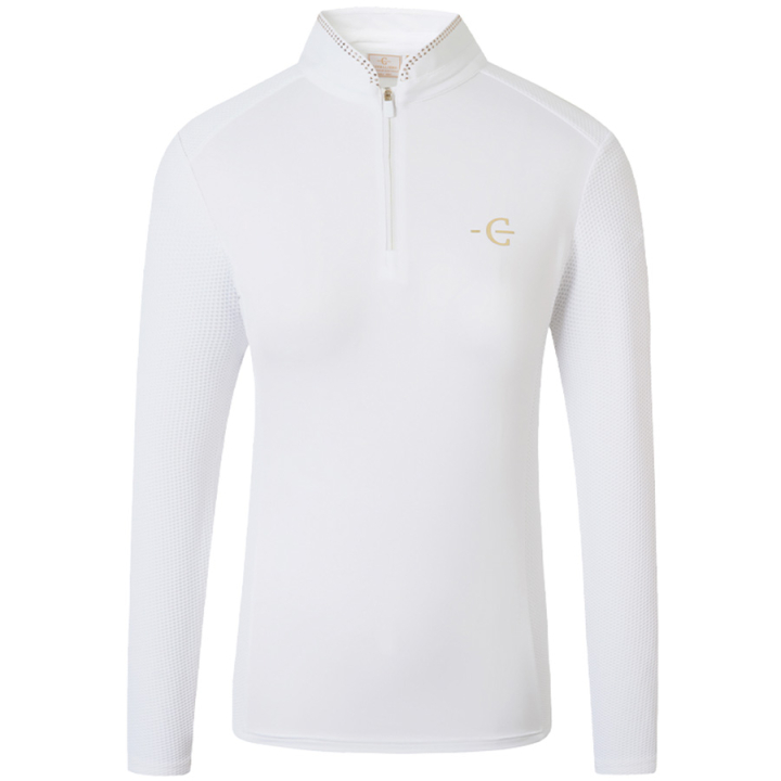 Show Shirt Competition Longsleeve White in the group Equestrian Clothing / Riding Shirts / Show Shirts at Equinest (3231624WH_r)