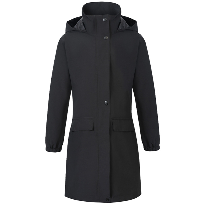 Raincoat Child/Junior 2-Way Zip Black in the group Equestrian Clothing / Coats & Jackets / Riding Coats at Equinest (3231672BA_r)