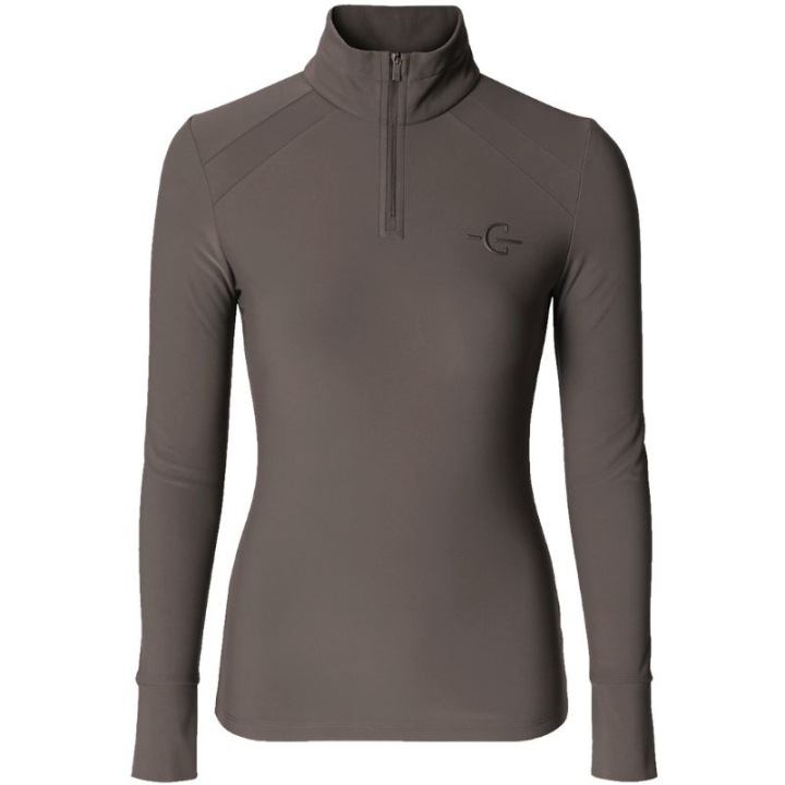 Riding Shirt Active Long Sleeve Brown in the group Equestrian Clothing / Sweaters & Hoodies at Equinest (3232662BR_r)