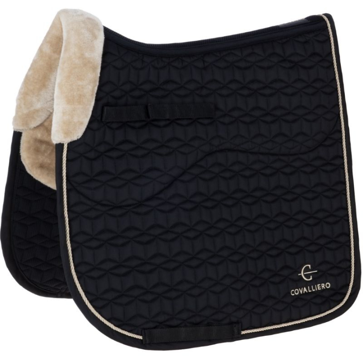 Dressage Saddle Pad Soft Black in the group Horse Tack / Saddle Pads / Dressage Saddle Pad at Equinest (3233128BA_r)