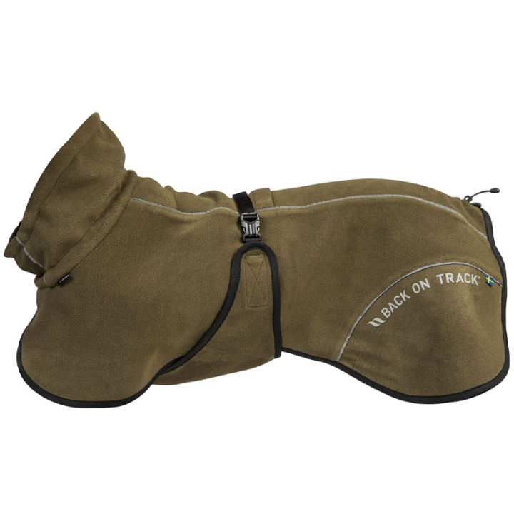 Dog Coat Fleece Bay High Tail Olive Green in the group Dog / Dog Coats & Dog Sweathers at Equinest (32436530OGN_r)