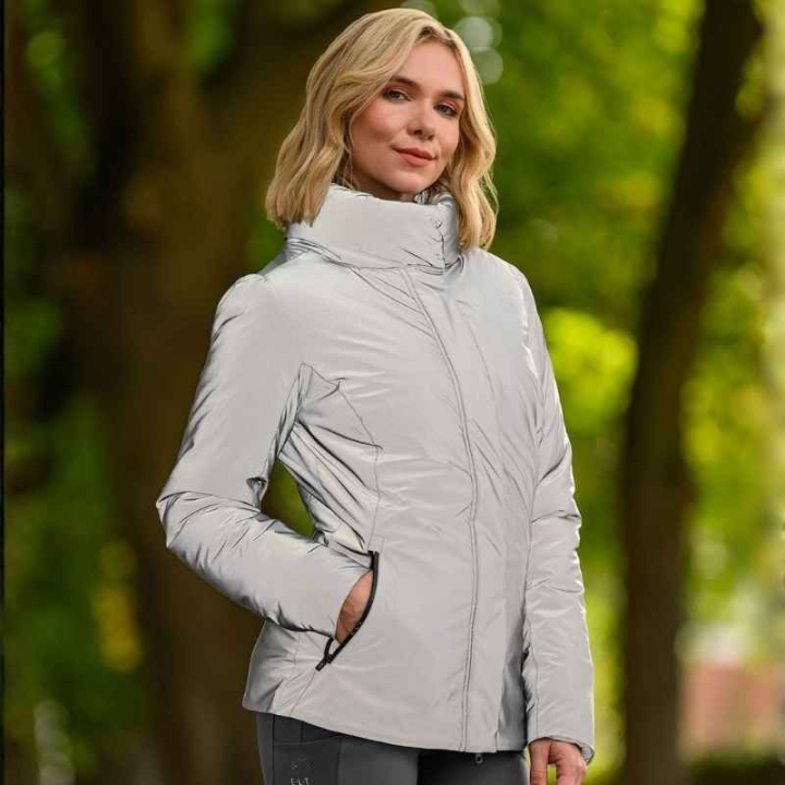 Riding Jacket Reflective Grey in the group Equestrian Clothing / Coats & Jackets / Riding Jackets at Equinest (3267811LGR_r)