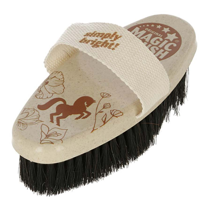 Grooming Brush Finishing WaterLily Nature 17cm in the group Grooming & Health Care / Horse Brushes / Grooming Scrapers at Equinest (3297681NE-17)