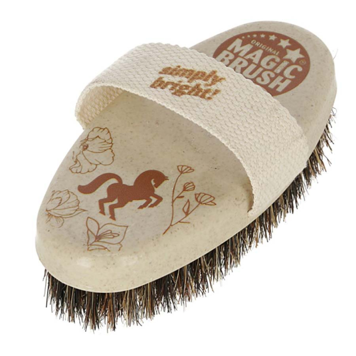 Grooming Brush WaterLily Nature 14cm in the group Grooming & Health Care / Horse Brushes / Grooming Scrapers at Equinest (3297780NE-14)
