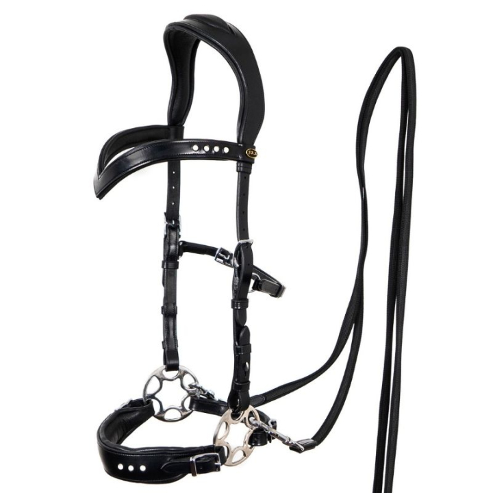 Hackamore Bridle Glory Black in the group Horse Tack / Bridles & Browbands / Hackamores & Bitless Bridles at Equinest (3321081717BA_r)