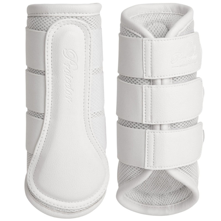 Brushing Boots 3D-Mesh White in the group Horse Tack / Leg Protection / Brushing Boots & Dressage Boots at Equinest (332571WH_r)