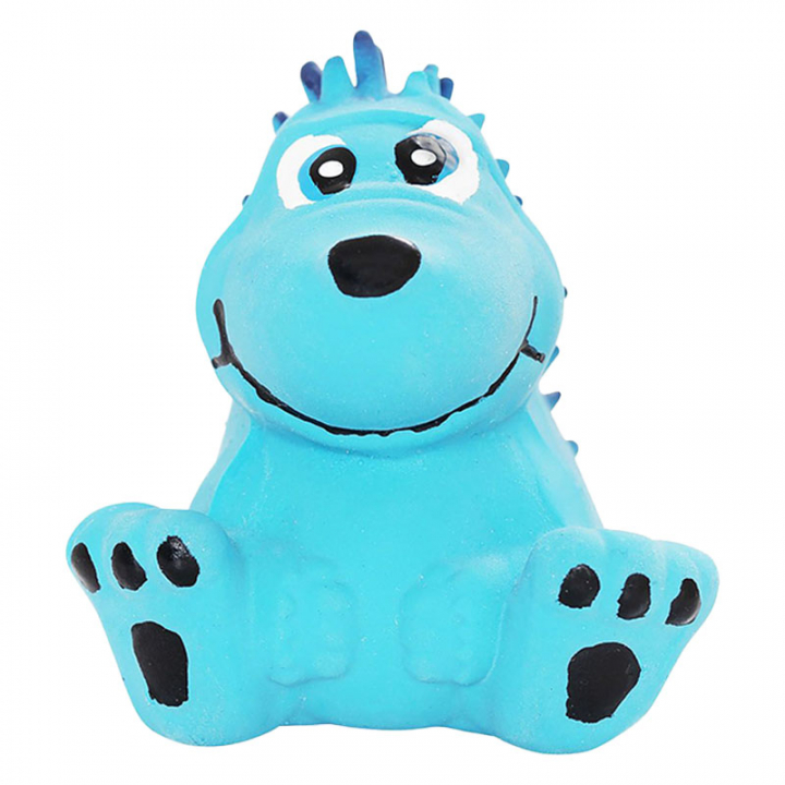 Dog Toy Hedgehog Turquoise in the group Dog / Dog Toys / Squeaky Toys at Equinest (333345BL)