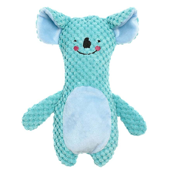 Dog Toy KoalaSoft Turquoise in the group Dog / Dog Toys / Soft Toys & Plush Toys at Equinest (334102BL)