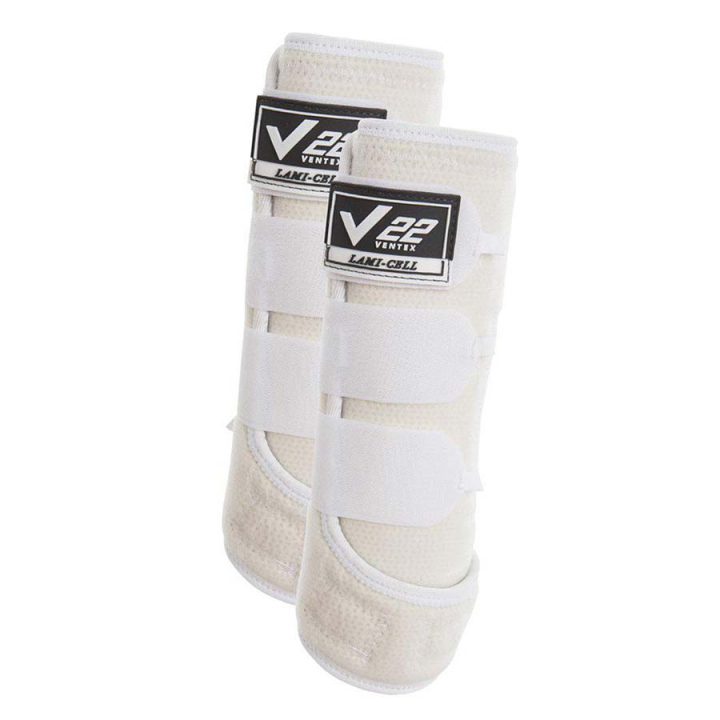 Dressage Boots V22 White in the group Horse Tack / Leg Protection / Brushing Boots & Dressage Boots at Equinest (33415Vi_r)