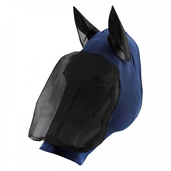 HG Mesh Fly Veil Black/Marine Blue in the group Fly Protection / Fly Masks & Nose Nets at Equinest (33829BANA)