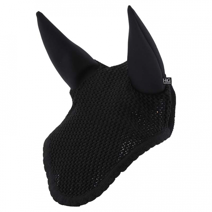 Soundless Fly Ear Bonnet HG Black in the group Horse Tack / Bonnets at Equinest (33868BA)