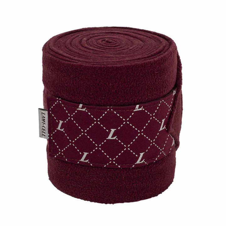 Fleece Bandages Venus 4-Pack Bordeaux in the group Horse Tack / Leg Protection / Bandages at Equinest (339214BO)