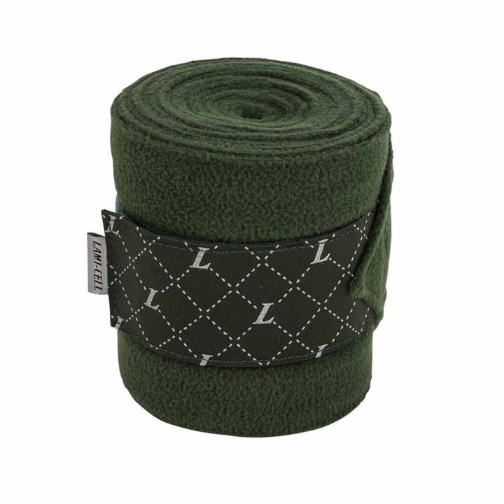 Fleece Bandages Venus 4-Pack Forest Green in the group Horse Tack / Leg Protection / Bandages at Equinest (339214GN)