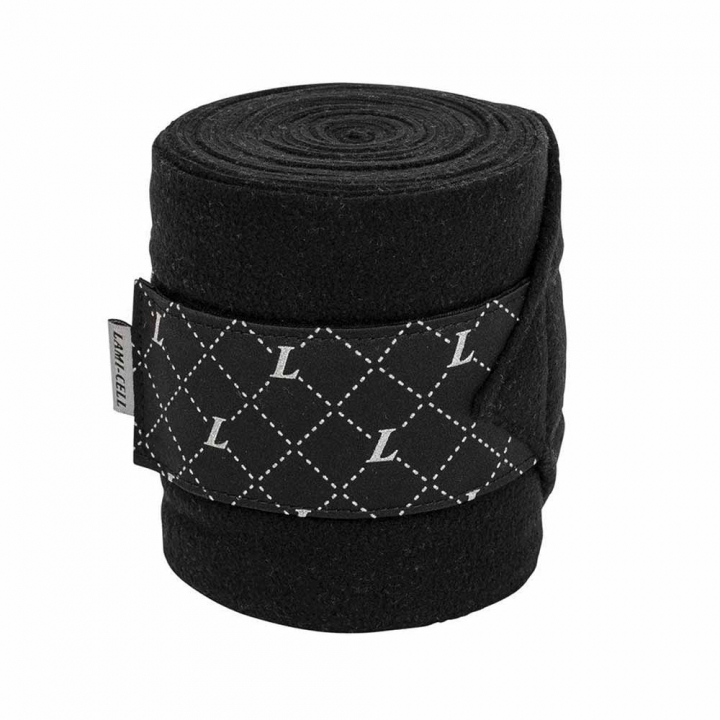 Fleece Bandages Venus 4-Pack Black in the group Horse Tack / Leg Protection / Bandages at Equinest (339214SV)