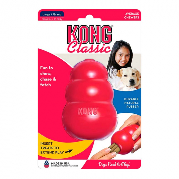 Dog Toy KONG Classic Large Red in the group Dog / Dog Toys / Chew Toys at Equinest (340908RE-L)