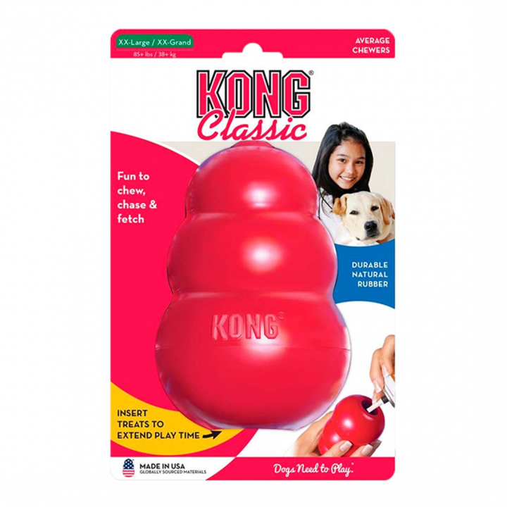 Dog Toy KONG Classic XX-Large Red in the group Dog / Dog Toys / Chew Toys at Equinest (340908RE-XXL)