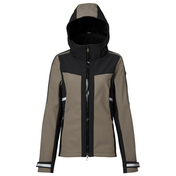 Riding Jacket Jen Softshell Beige/Black in the group Equestrian Clothing / Coats & Jackets / Riding Jackets at Equinest (3445010003BE)