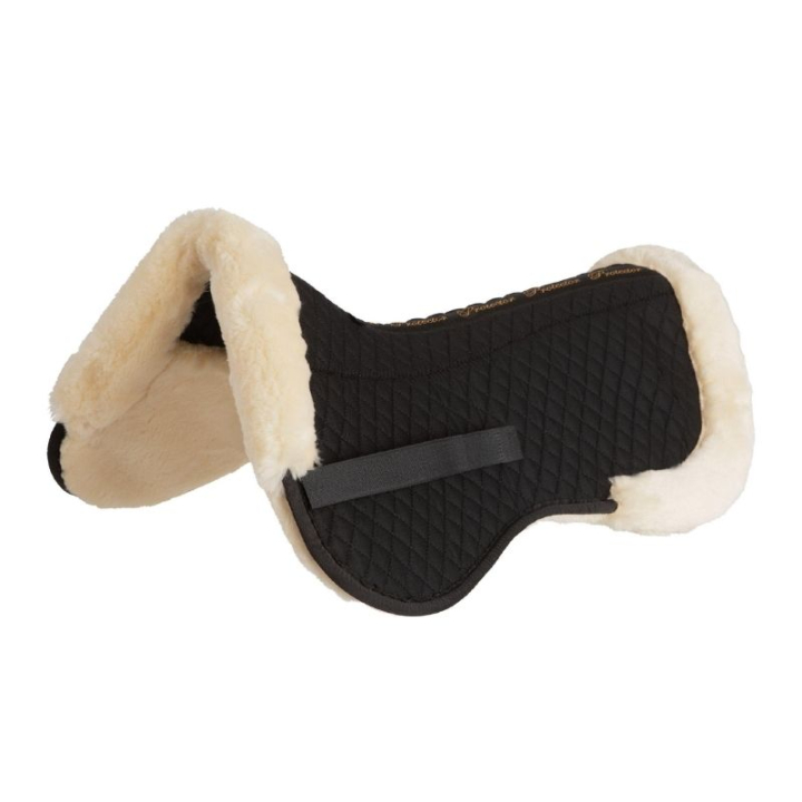 Half Pad Faux Fur Black in the group Horse Tack / Pads / Half Pads & Correction Pads at Equinest (351114BA_r)