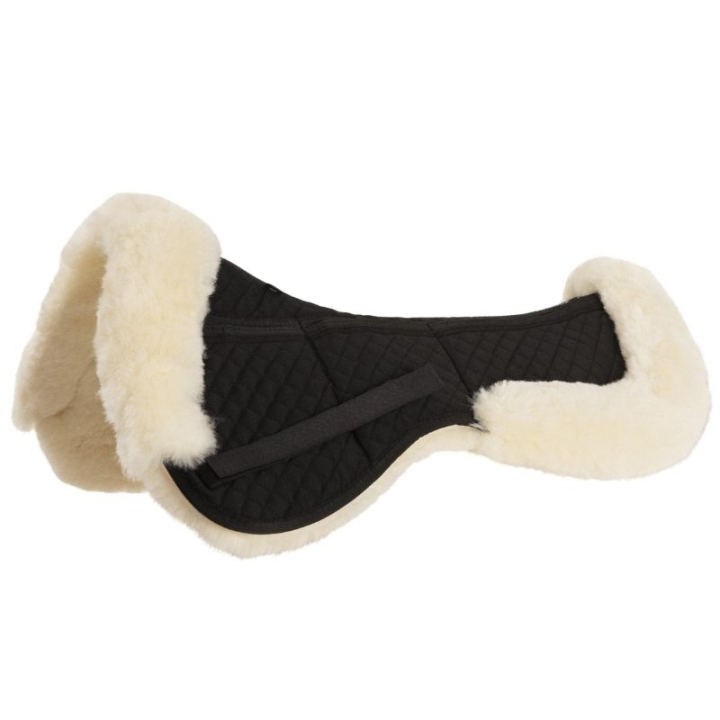 Correction Pad with Edge Sheepskin Dressage Black in the group Horse Tack / Pads / Half Pads & Correction Pads at Equinest (351214BA_r)