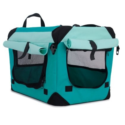 Canvas Cage Milou Turquoise in the group Dog / Dog Cages & Car Accessories at Equinest (375700_T_r)