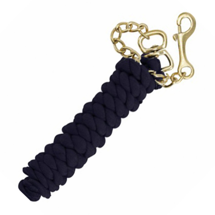 Lead Rope with Chain HG Navy in the group Horse Tack / Lead Ropes & Trailer Ties / Chain Lead Ropes at Equinest (37940NA)