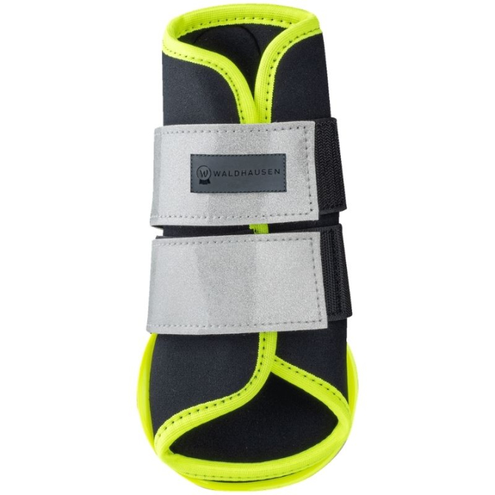Brushing Boots Reflex Black/Yellow in the group Riding Equipment / Reflective Equestrian Wear at Equinest (3865003LBAGO_r)