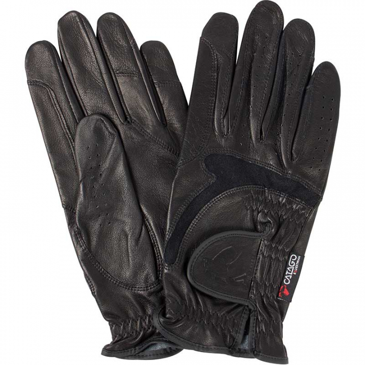 Riding Gloves Feel Leather Black in the group Equestrian Clothing / Riding Gloves & Yard Gloves at Equinest (39131001Sv_r)