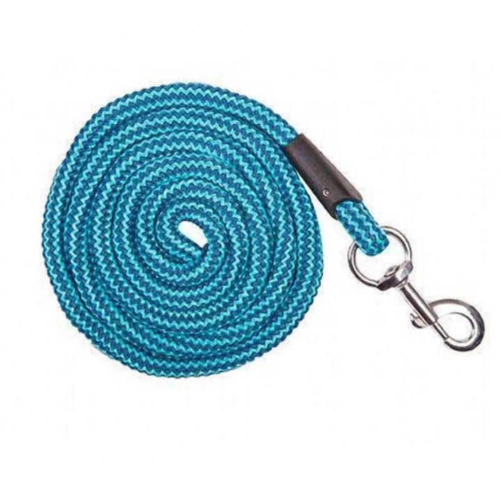 Lead Rope Aachen Dark Blue/Turquoise in the group Horse Tack / Lead Ropes & Trailer Ties / Nylon & Cotton Lead Ropes at Equinest (40102BLTU)