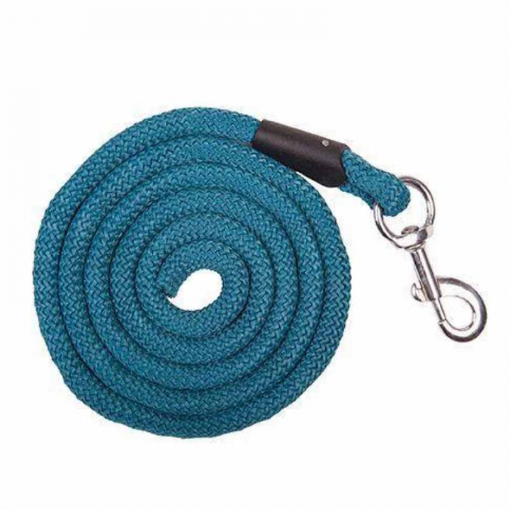 Lead Rope Aachen Turquoise in the group Horse Tack / Lead Ropes & Trailer Ties / Nylon & Cotton Lead Ropes at Equinest (40102TU)