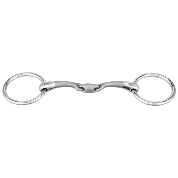 Double Jointed Bit Satinox Ø55mm in the group Horse Tack / Bits / Snaffle Bits at Equinest (4026211556_r)