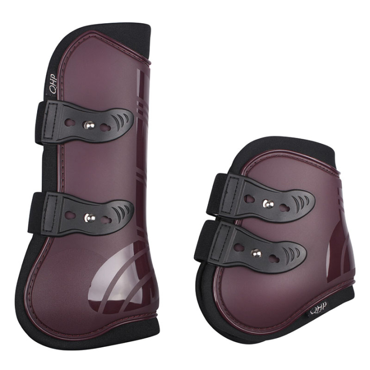 Tendon Boots Quick Pin 4-pack Burgundy in the group Horse Tack / Leg Protection / Tendon Boots at Equinest (4077MR3BR_r)