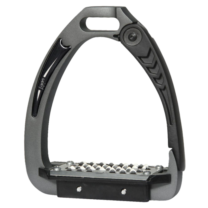 Safety Stirrups Aluminium Titanium in the group Horse Tack / Stirrups at Equinest (418232GR)