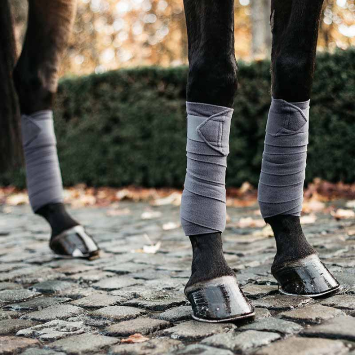 Bandages Polar Fleece Grey in the group Horse Tack / Leg Protection / Bandages at Equinest (42102GR)