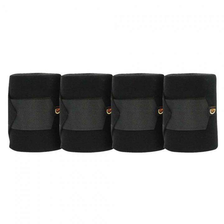 Lindor Wool 4-pack Black in the group Horse Tack / Leg Protection / Bandages at Equinest (42103SV)