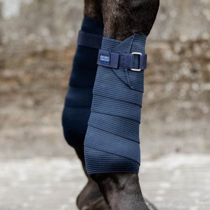 Bandages Polar Fleece & Elastic Navy Blue in the group Horse Tack / Leg Protection / Bandages at Equinest (42106NA)
