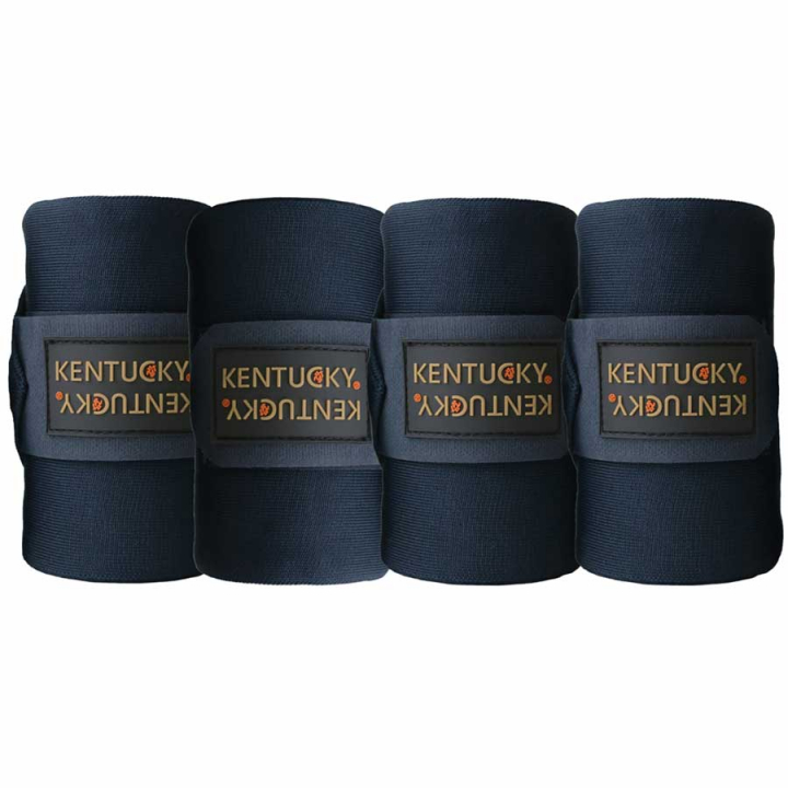 Dirt-Repellent Stable Bandages 4-pack Navy in the group Horse Tack / Leg Protection / Bandages at Equinest (42109MA)