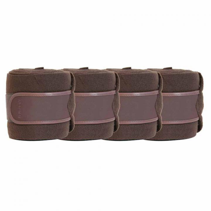 Polar Fleece Bandages 4-pack Brown in the group Horse Tack / Leg Protection / Bandages at Equinest (42111BR)