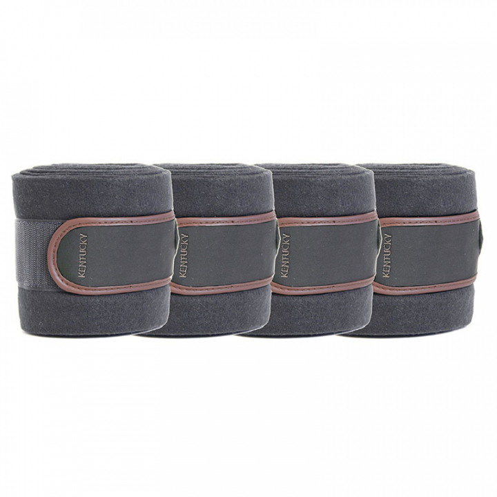 Bandages Polar Fleece 4-pack Grey in the group Horse Tack / Leg Protection / Bandages at Equinest (42111GREY)