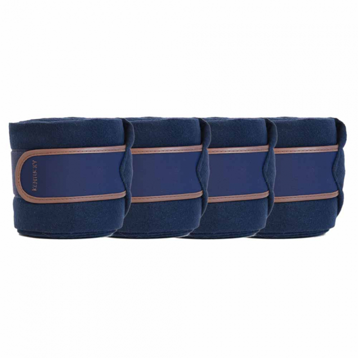 Polar Fleece Bandages 4-pack Navy in the group Horse Tack / Leg Protection / Bandages at Equinest (42111MA)