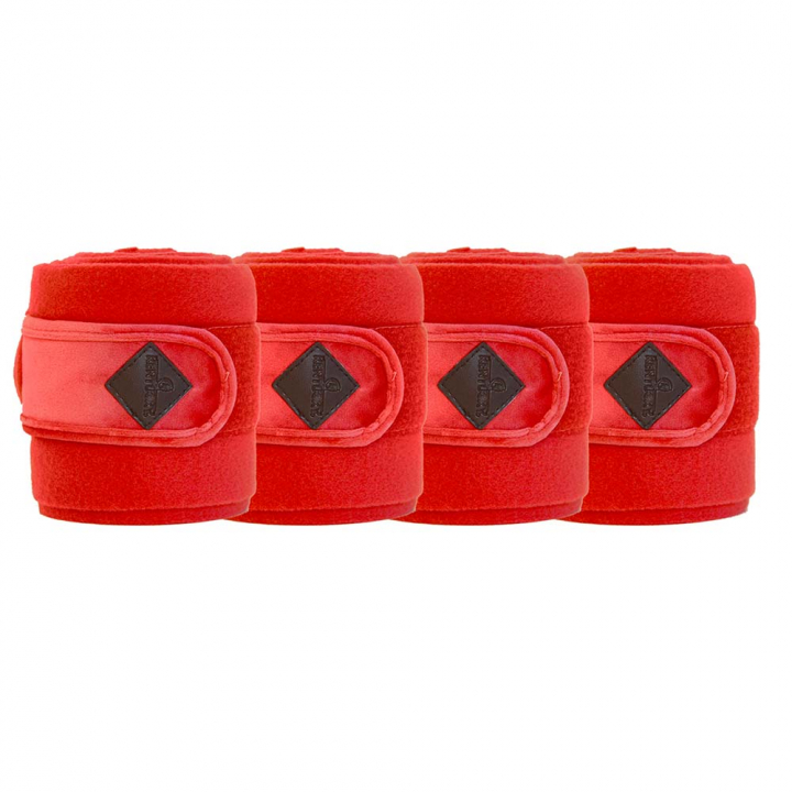 Bandages Polar Fleece Velvet Red in the group Horse Tack / Leg Protection / Bandages at Equinest (42112RE)