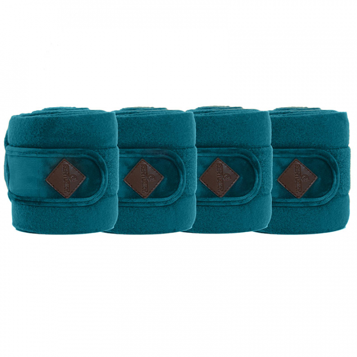 Bandages Polar Fleece Velvet Emerald Green in the group Horse Tack / Leg Protection / Bandages at Equinest (42112SGN)