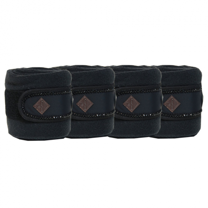 Bandages Polar Fleece Perals Black in the group Horse Tack / Leg Protection / Bandages at Equinest (42113BA)